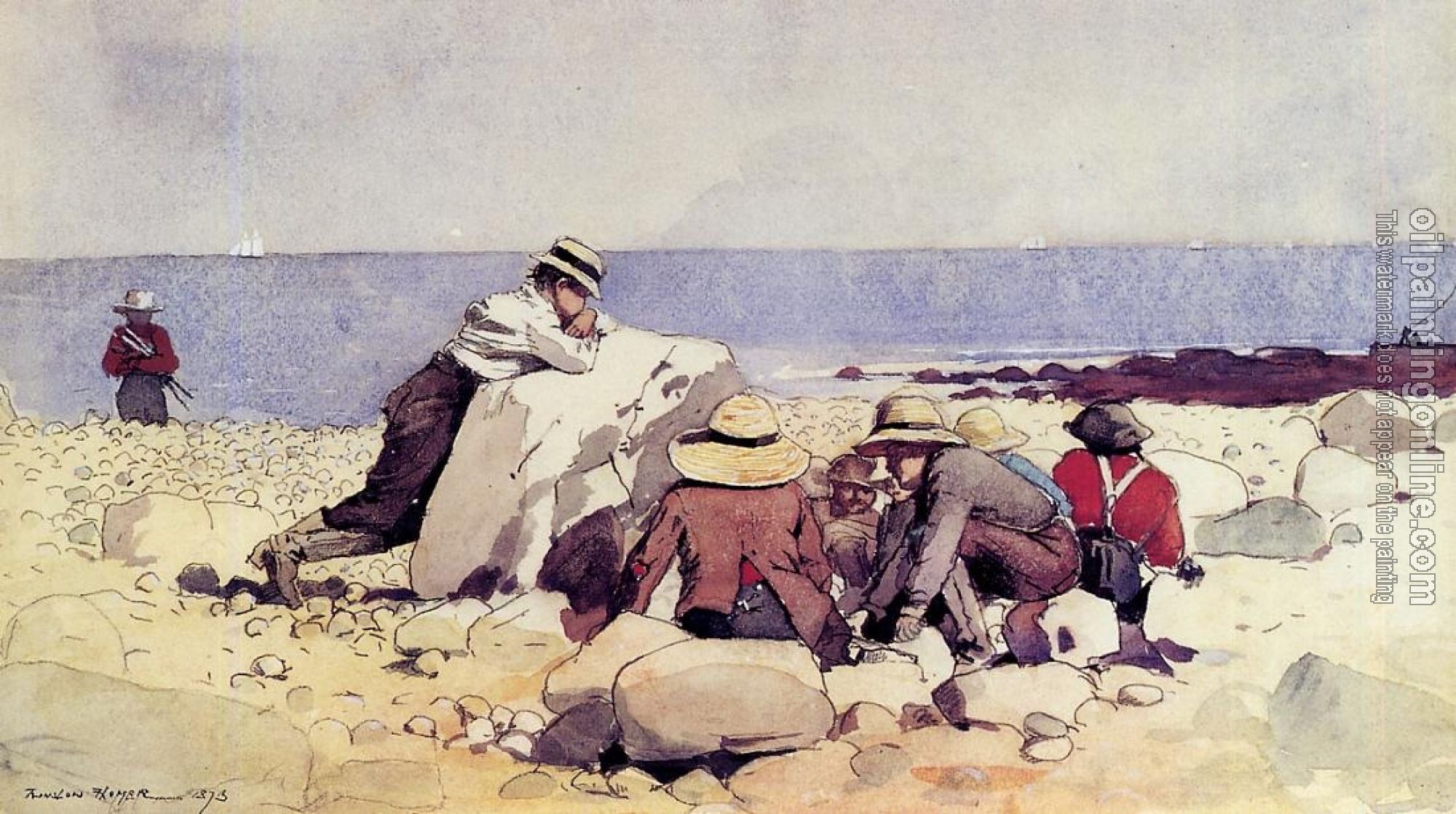 Homer, Winslow - A Clam Bake